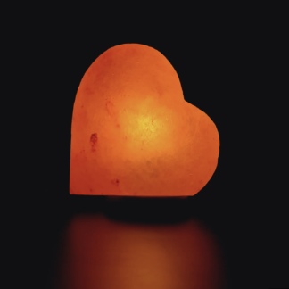 Lampe Pierre de Sel de l'Himalaya Mességué orange